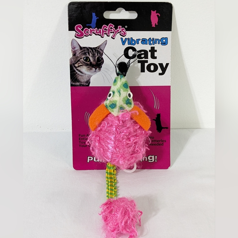 Scruffy's Vibrating Mouse Cat Toy, NWT